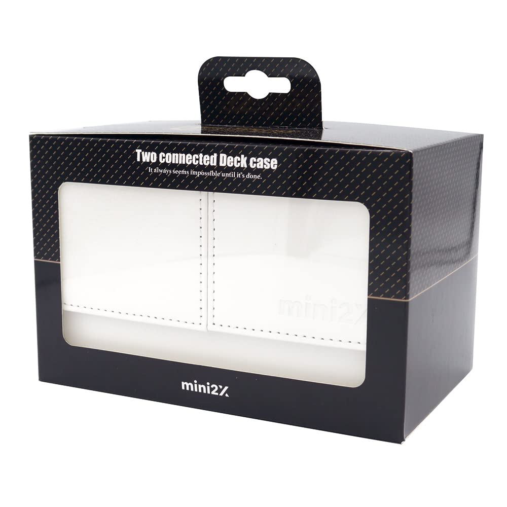 Amazon | mini2x 二連結 引き出し付き デッキケース 二重スリーブ 対応 