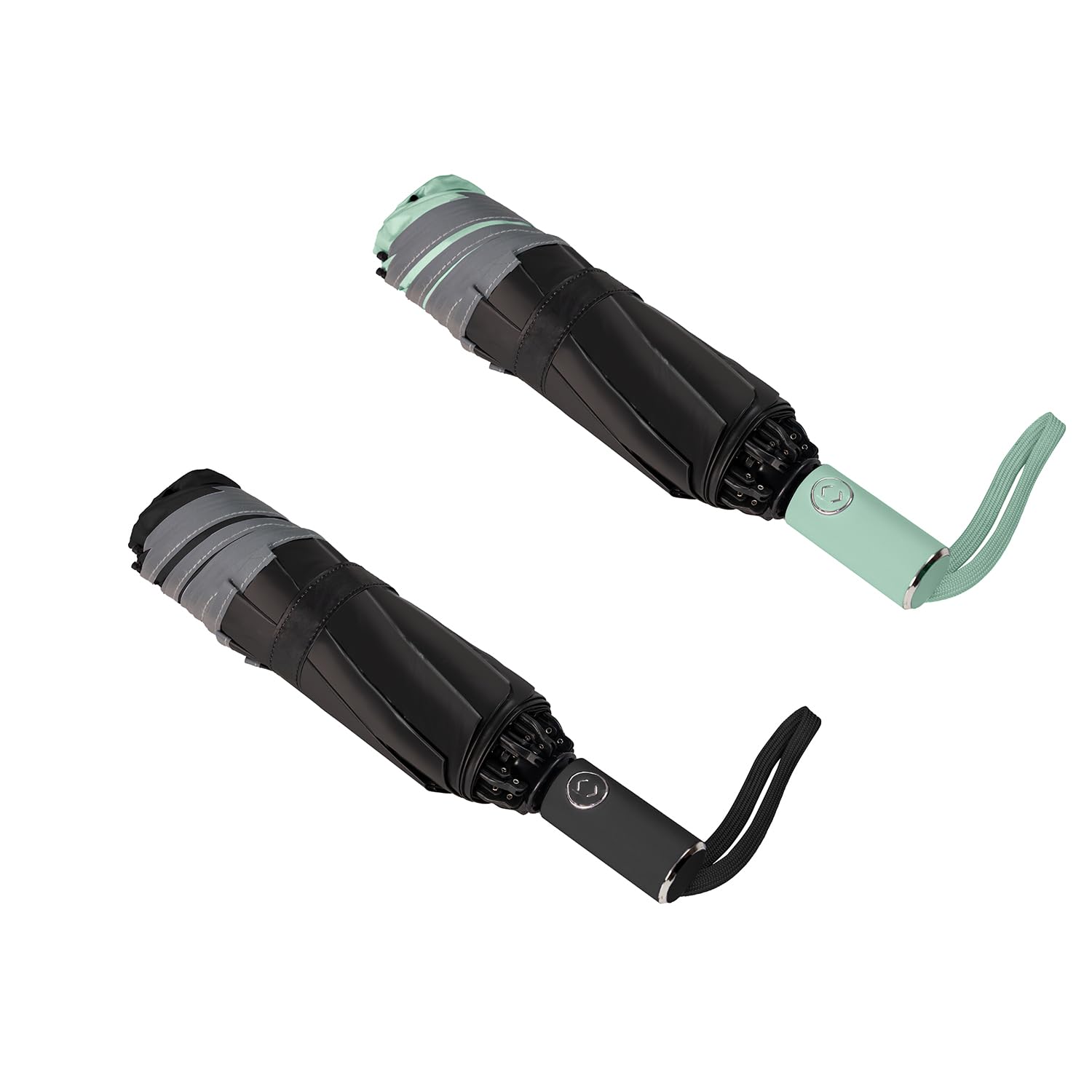 BAODINI Inverted UV Umbrella for Rain and Sun Medium Size UPF 50+ Rverse Compact Umbrella Auto Open Close