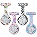 Anpro Kit Orologi per Infermiere in Silicone con Spilla per Il Dottore e Medico Paramedico/Orologio a Spilla/4 Pezzi