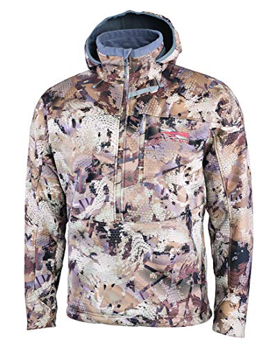 Sitka Men's Hunting Windproof Gore-Tex Camo Dakota Hoody, Optifade Waterfowl, X-Large