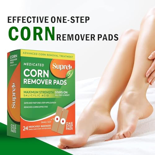 image for SupreH Corn Removers for Toes Feet Bandages: Corn Cushions and Small C