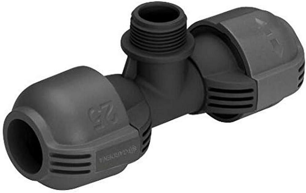 GARDENA Sprinklersystem T-Joint male thread: Connecting piece for connecting the turbo-driven pop-up sprinkler