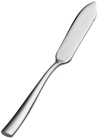 Bon Chef S3010 Stainless Steel 18/8 Manhattan Butter Knife, 6-5/8" Length Pack of 12