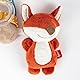 sigikid 43169 Babyaktivspielzeug Anhänger Fuchs, rot