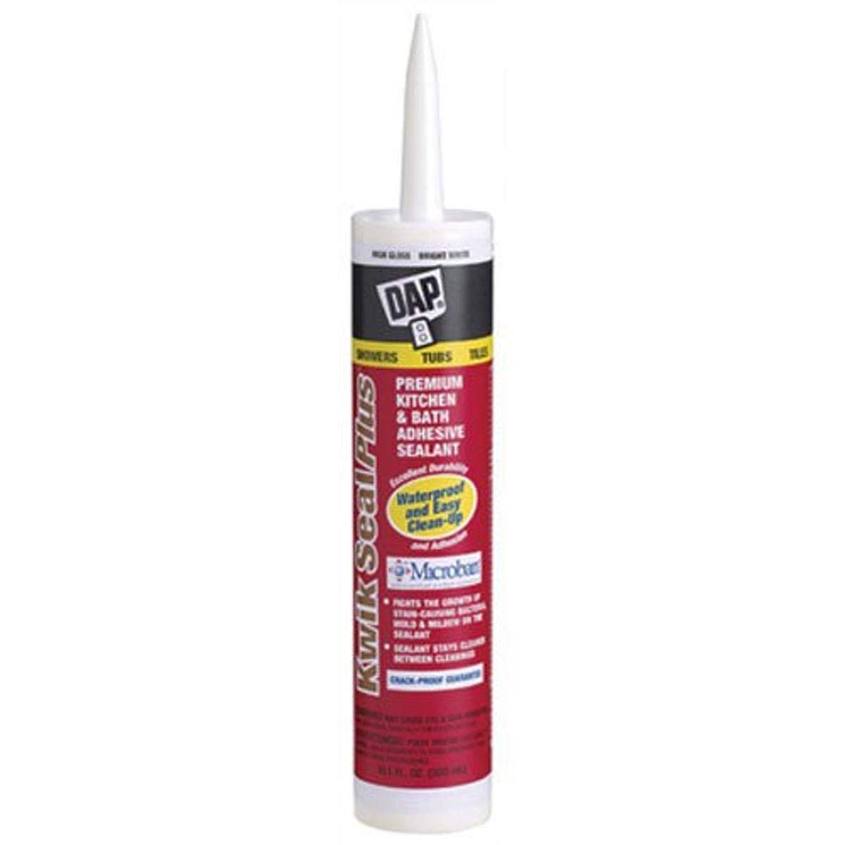 Dap 10.1OZ Kwikseal Plus White Mic Caulk