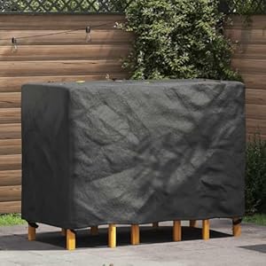 Rantry Gartenm?belabdeckung Schwarz 130 x 80 x 70 cm 210D Schutzhülle für Gartenm?Bel Model4105720