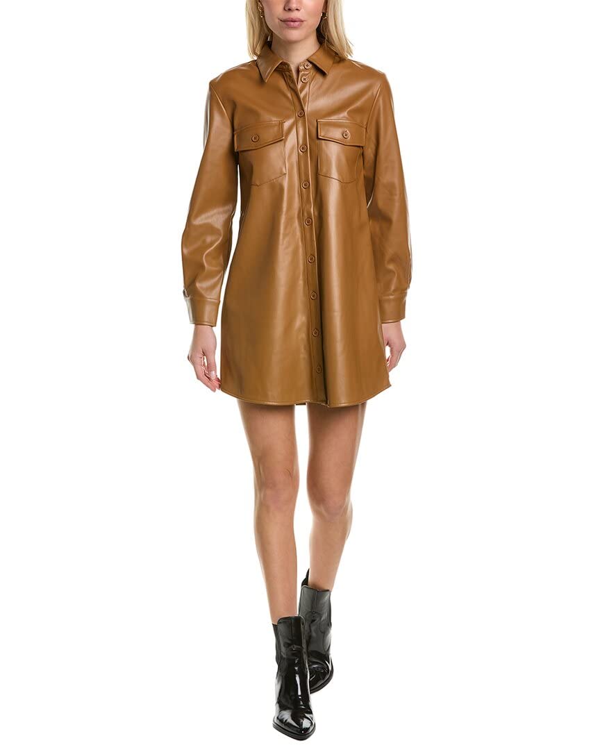 chinese dress ladies It's Your Night Cut-Out Leather Midi Dress – VICI main image 1