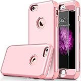 iphone 6 Case, DUDETOP 3-in-1 Shockproof Scratch-Resistant Resist Cracking Armor Protective Cover Easy Grip Design with Tempered Glass Screen Protector for Apple iphone 6s 4.7