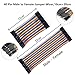 REXQualis 240pcs Dupont Wire Kit, 10cm and 20cm Jumper Cables, 40-Pin M-F/M-M/F-F, Breadboard Jumper Ribbon Cables Kit Compatible with Arduino Projects