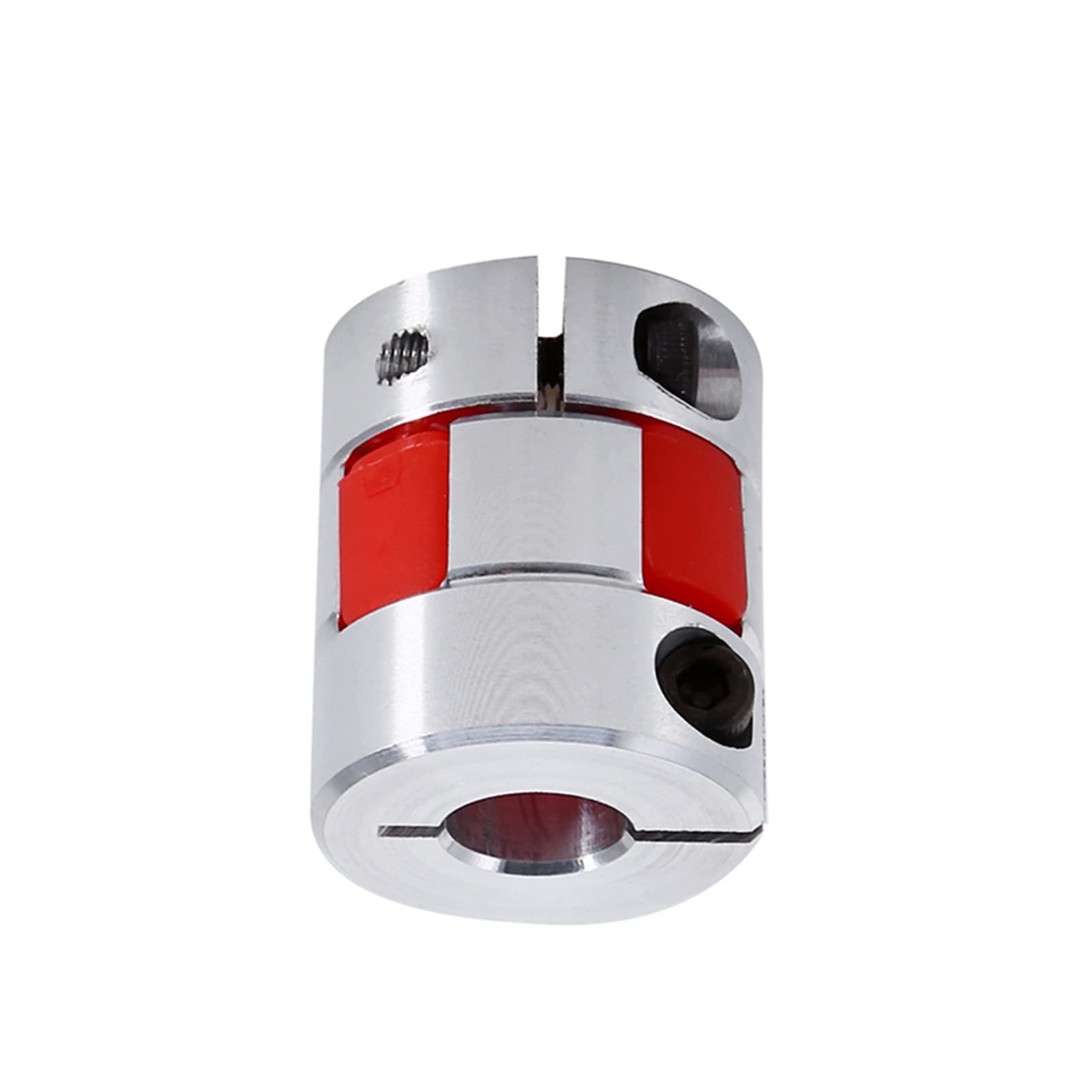 Wał Sprzęgający śliwkowy, Złącza Elastyczne Sprzęgła Pająkowe Zacisk Elastyczny łącznik w Kształcie śliwki 8 × 10 Mm, Aluminiowy Wałek Sprzęgający Podłącz do Silnika Krokowego