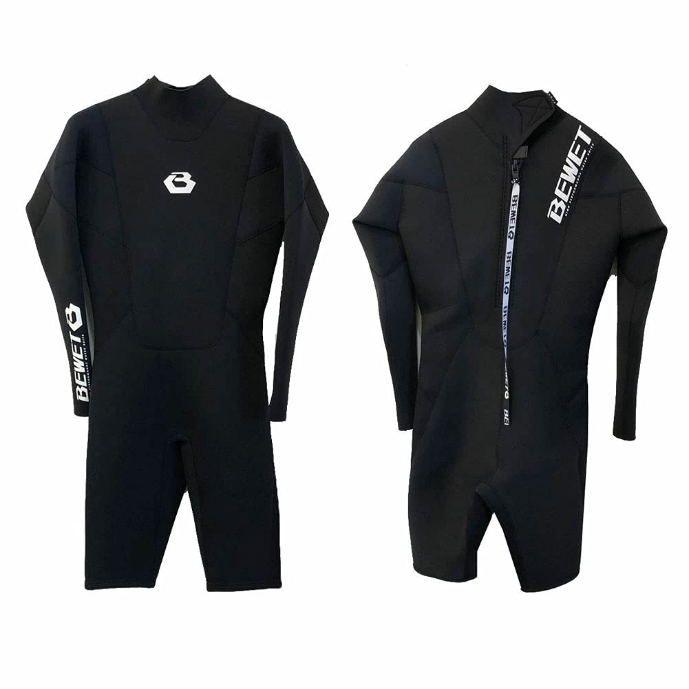 Amazon | メンズウェットスーツ 3mm×2mm ビーウェット ロング 