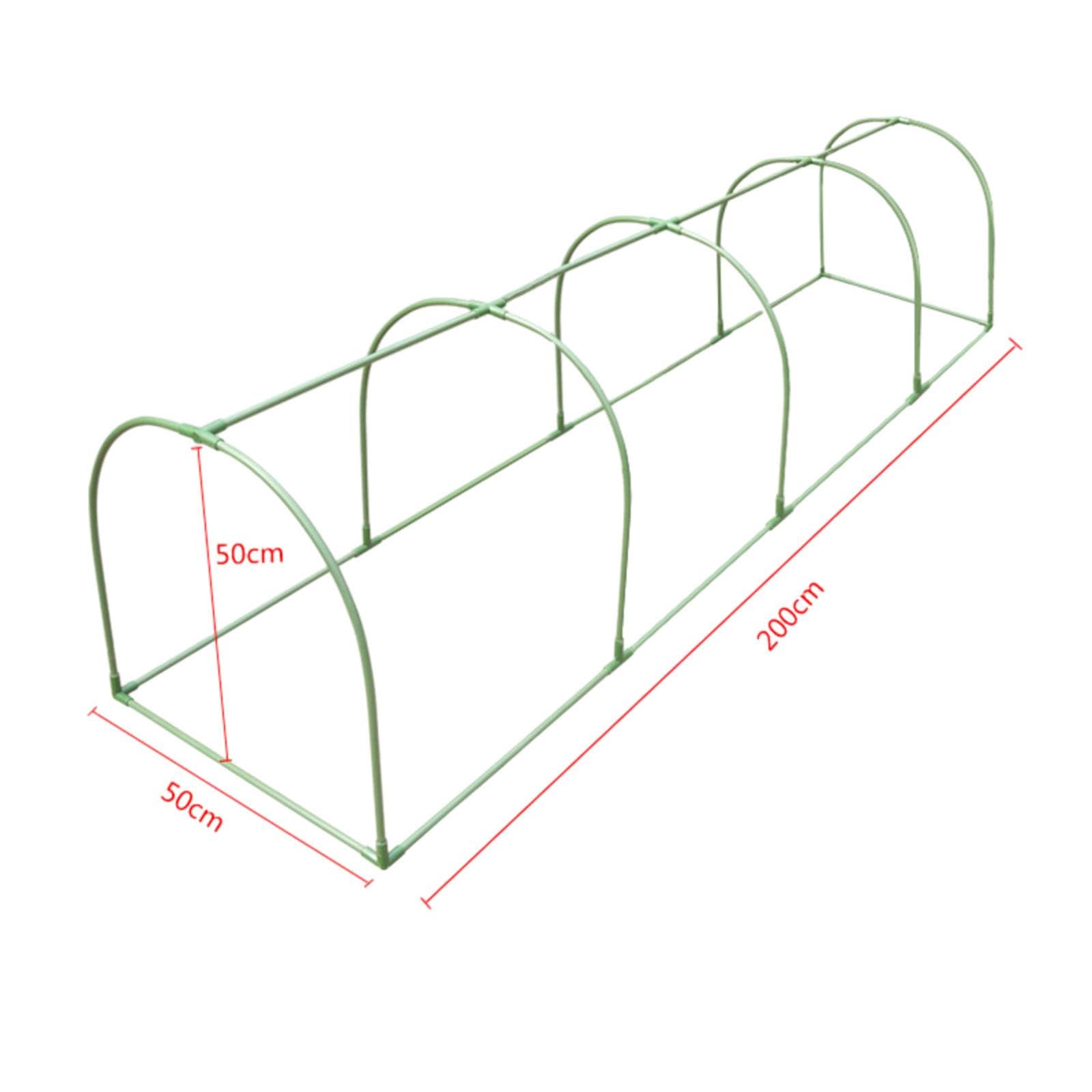 DIY-Mini-Gewächshaus-Set mit Isolierabdeckung 200 x 50 x 50 cm