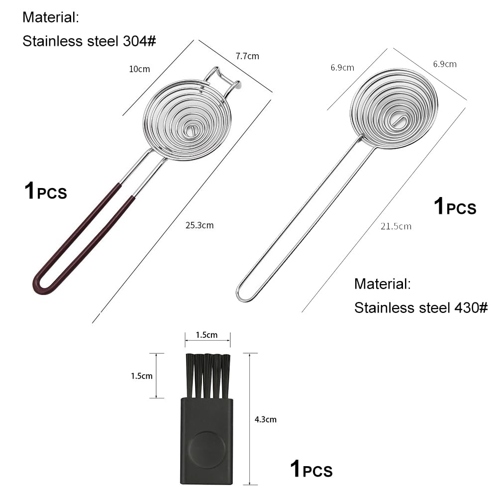 Estrattore Di Tuorlo In Acciaio Inox - 2 Pezzi Per Cucina - Foto 2