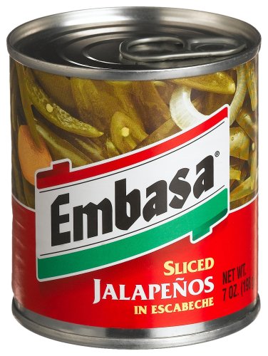 Image of Embasa Sliced Jalapeno Pepper, 7-Ounce (Pack of 12)