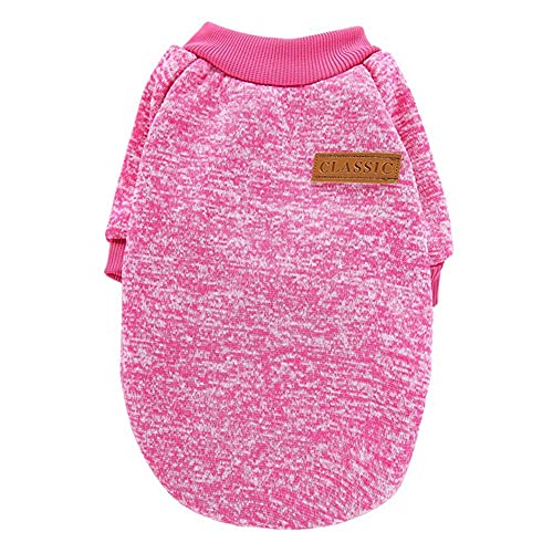 Image of Dog Sweaters for Small Dogs, Soft Fleece Puppy Clothes, Warm Winter Coat