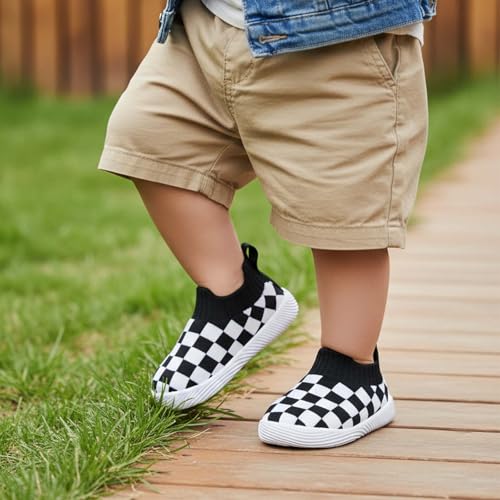 Image of MORENDL Baby Toddler Walking Socks Non-Slip Breathable Unisex Casual Sneakers
