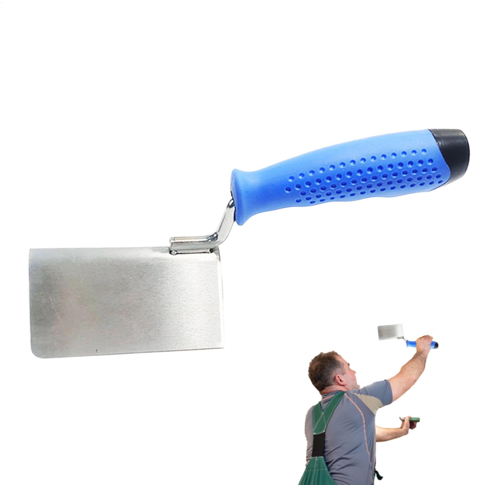 Eckkelle Putz, Innen Außen Putzwerkzeug, Betonputzveredelung, 23 x 6,0 cm Wand und Decke für Trockenbau, Putzkante