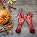 NUOBESTY Broken Hand Halloween Decoration Severed Limb Prop Realistic Bloody Dead Hand for Party Scary Home Display 11.8 Inch