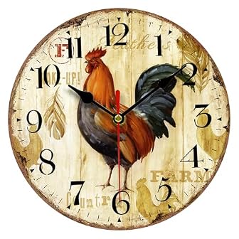 Vintage Rooster Wall Clocks product image