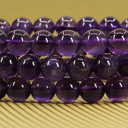 Natural Aa Grade Amethyst Gemstone 6Mm Round Beads Stretch Bracelet 7" Unisex #TOP3