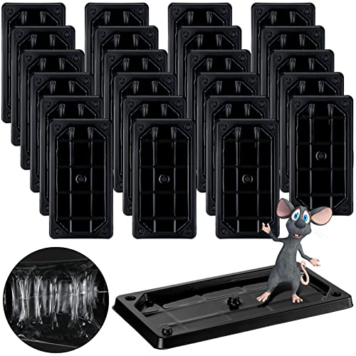 24 Pcs Mouse Trap, Glue Traps, Adhesive Rat Trap, Mouse Sticky Traps, Insect Pest Mice Snakes Traps For Household Home Indoor Outdoor, 10 X 5 Inch #TOP27