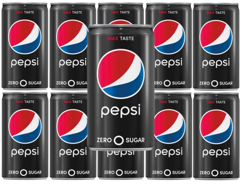 Pepsi Zero Sugar, 7.5oz Cans, Pack of 10