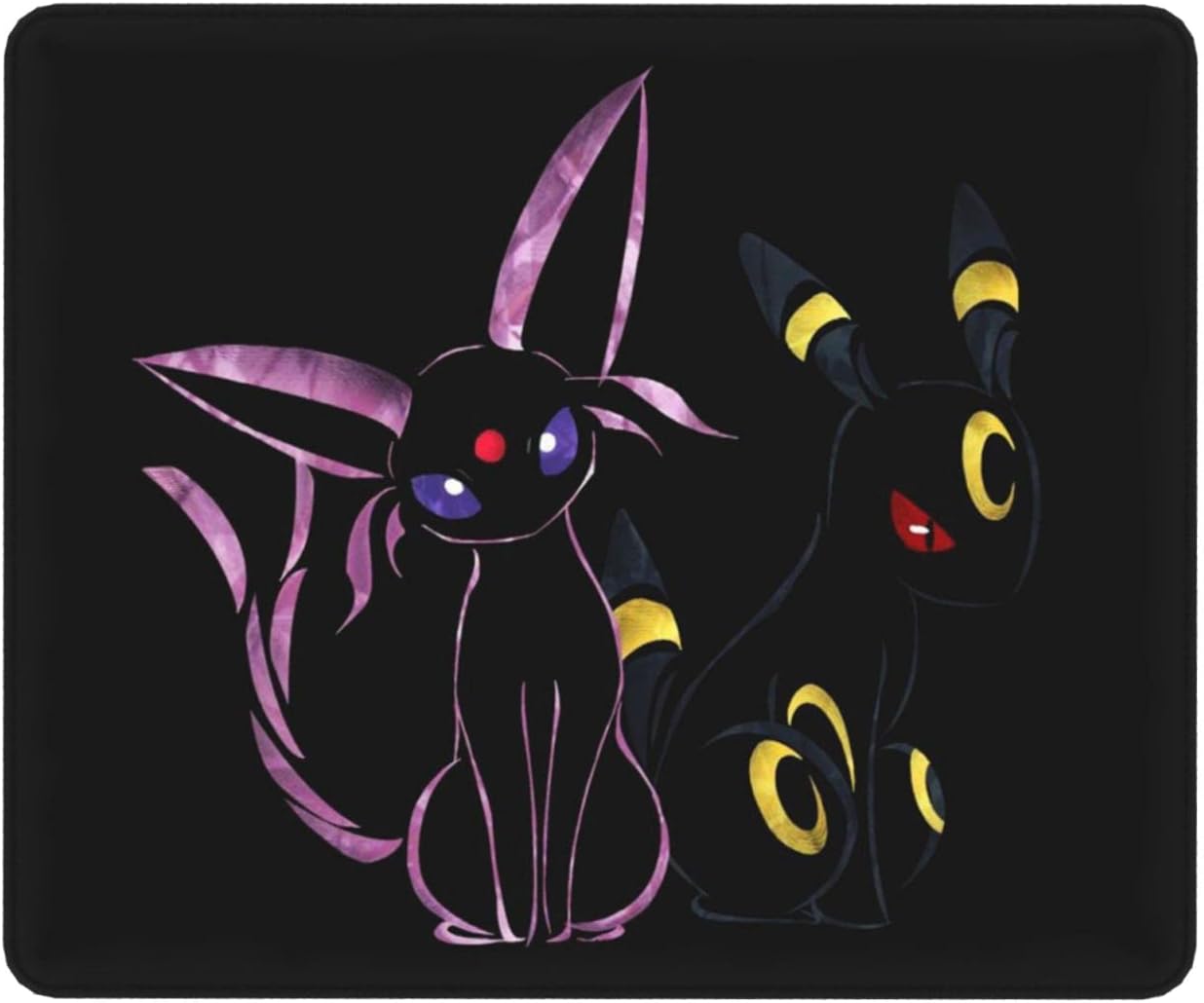 出荷 ポケモン エーフィ ブラッキー マウスパッド 25ｘ30cm 小型 かわいい おしゃれ 柔軟 滑り止め ゲーミングマウスパッド ノートパソコン ラバー加工 オフィス用 耐久性が良い Zarker デスクマット Pc