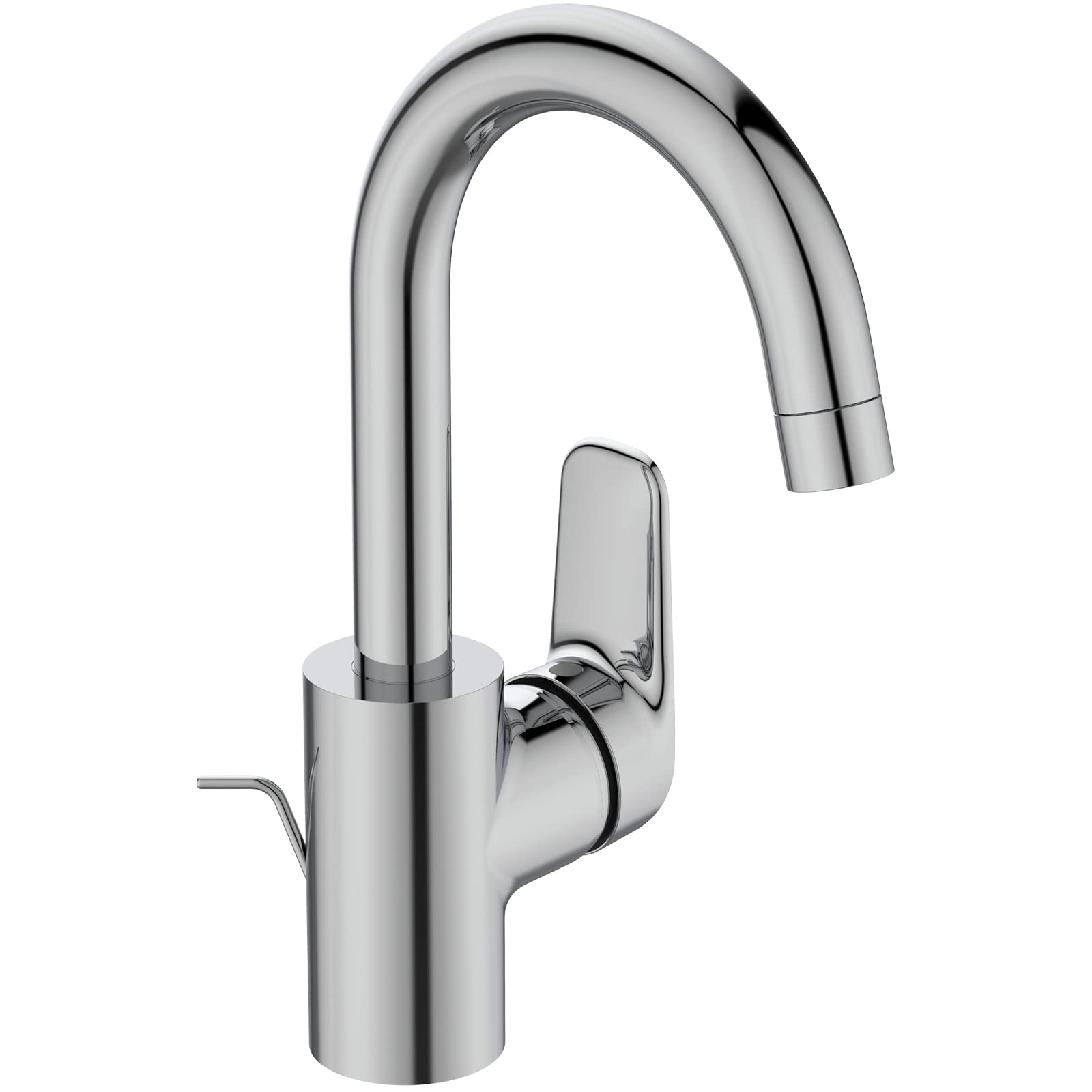 Ideal Standard B1716AA Mitigeur de lavabo Ceraflex bonde en métal G1 ¼, Fixation par Le Bas, Bec de Tuyau avec mousseur | Sailli