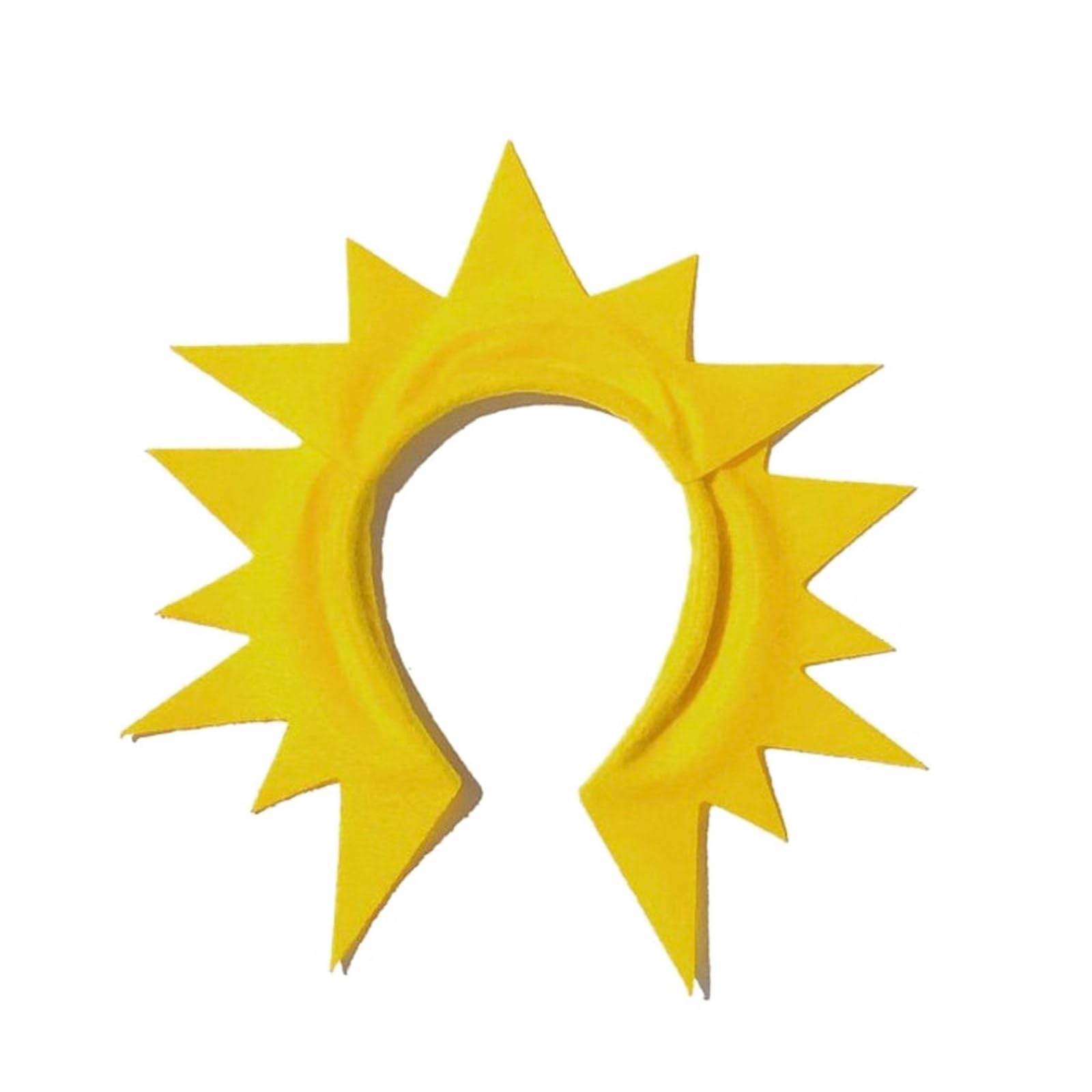 Yjcnelcr Creative Sun Headpiece Proms Birthday Star Hairbands Fun Headwear Eye-catching Moon Hair Headwear