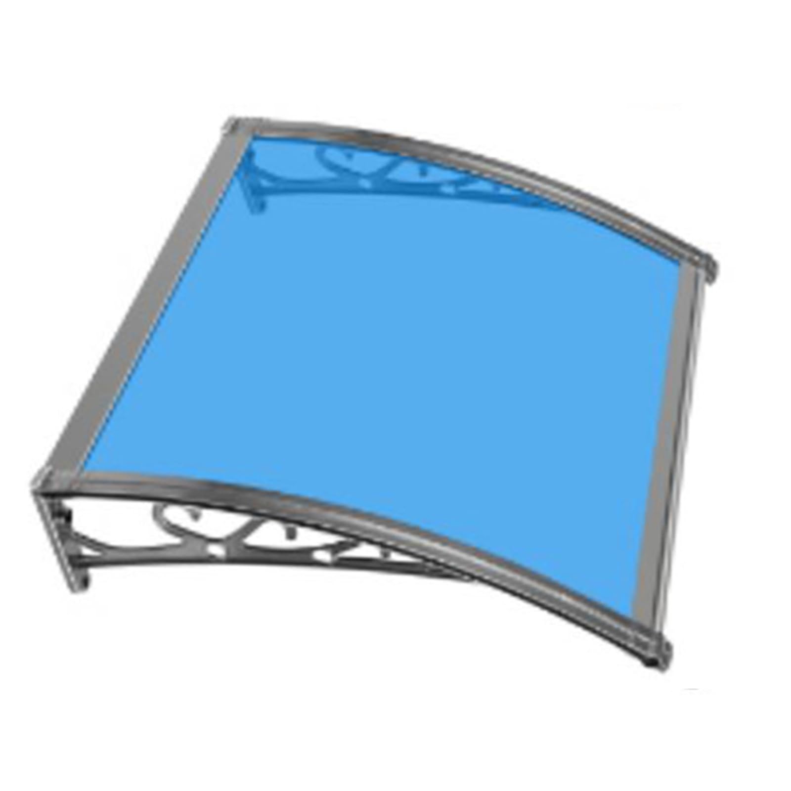 Patio da esterno con staffa in metallo protezione UV baldacchino per & porte resistente alle intemperie Sune Block Rain & ow blu 50x