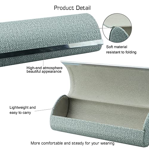 Image of VisionGlobal Hard Shell Eyeglass Case for Eyeglasses and Sunglasses for Men /Women and Kids