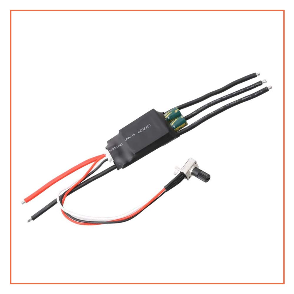 1 szt. trójfazowy trójfazowy DC 7-24V bezszczotkowy bezszczotkowy silnik BLDC ESC regulator prędkości z potencjometrem