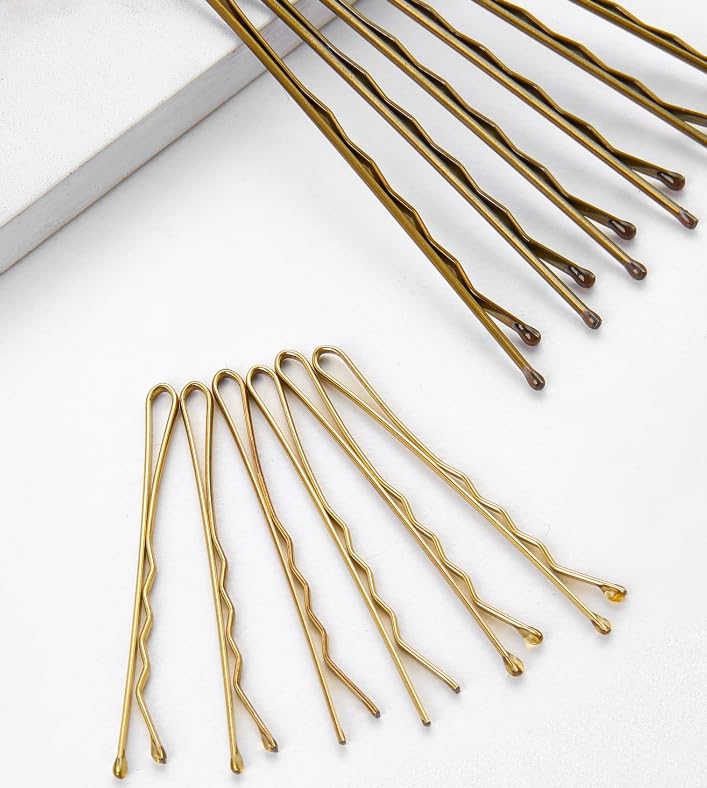 GOOD STUFF Forcine in metallo per capelli. 30 pezzi di fermagli da 5 cm per acconciature capelli. (Biondo)