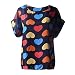 Blouses,Toraway Women Printed Tropical Chiffon Short Sleeve Blouse Tops Shirt ( XX-Large, A)