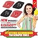 G.CATACC 4-Pack Pan Scrapers, Durable Plastic Dish Scraper Tool for Kitchen Cast Iron Pot Pan Skillets, Cookware Cleaning