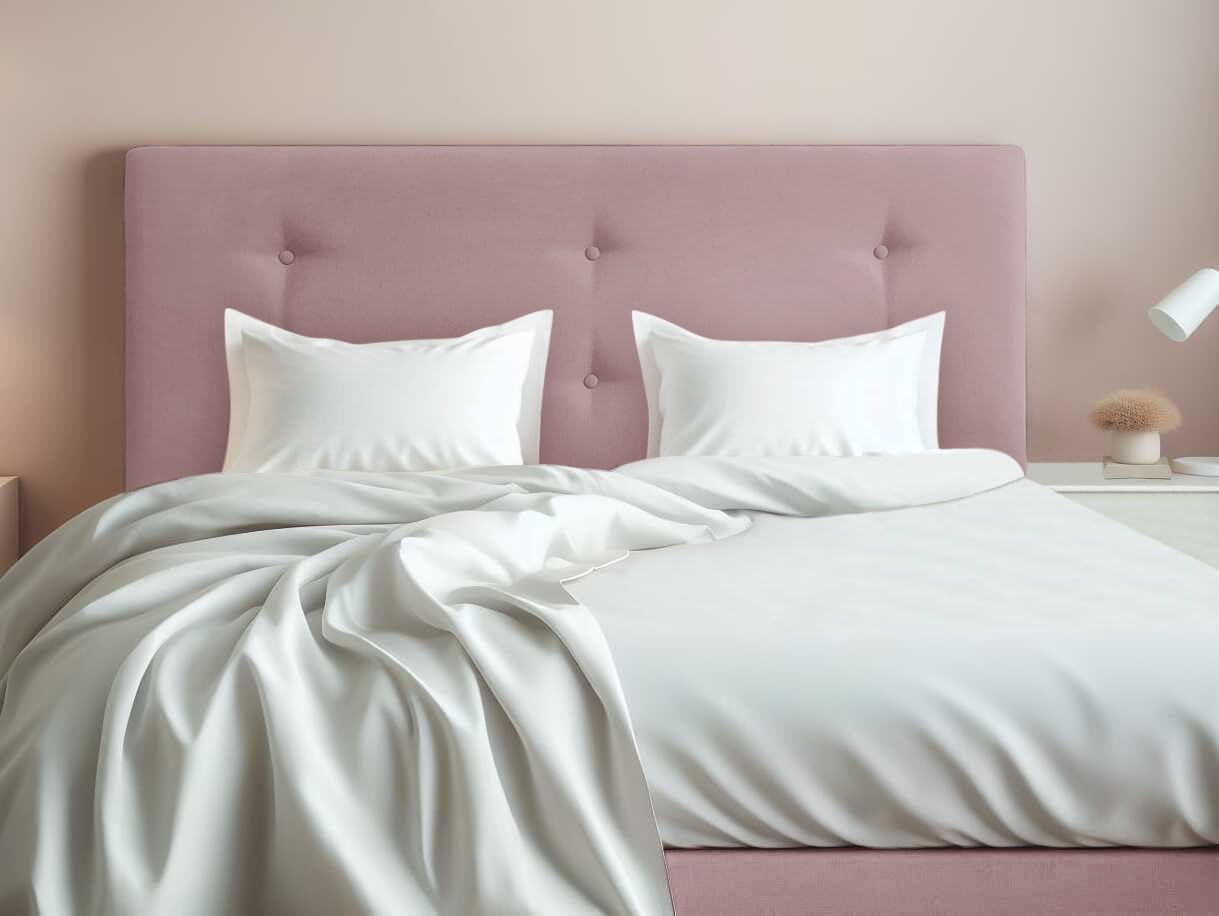 DecorQUALITY Cabecero de Cama tapizado Antimanchas o Polipiel Barcelona Somos Fabricantes Todas Las Medidas y Colores (Rosa Palo, 90 * 70)