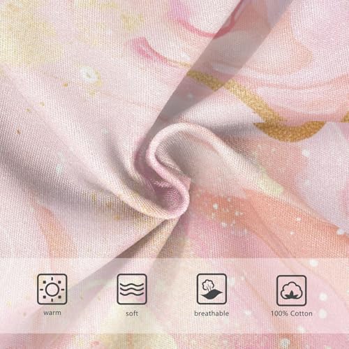 KLL Gold Glitter Pink Marble Boys Toddler Pure Cotton Nighttime Underwear Cute Children Panties3