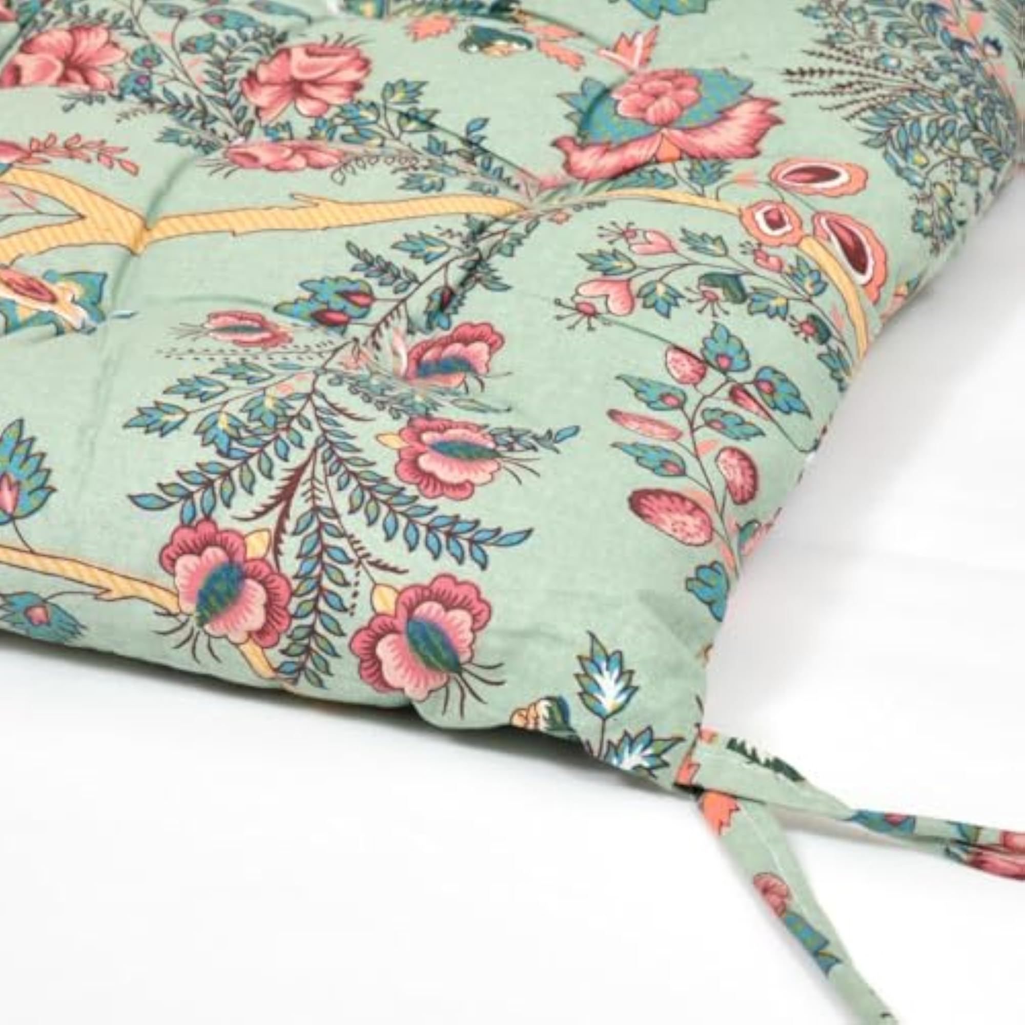 Handmade Quilted Chair Pads with Ties (Set of 2)