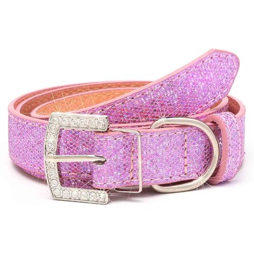 Glitter Belt Women Sparkly Belt Shiny Disco Belts Waist Accessories for Jeans Dress