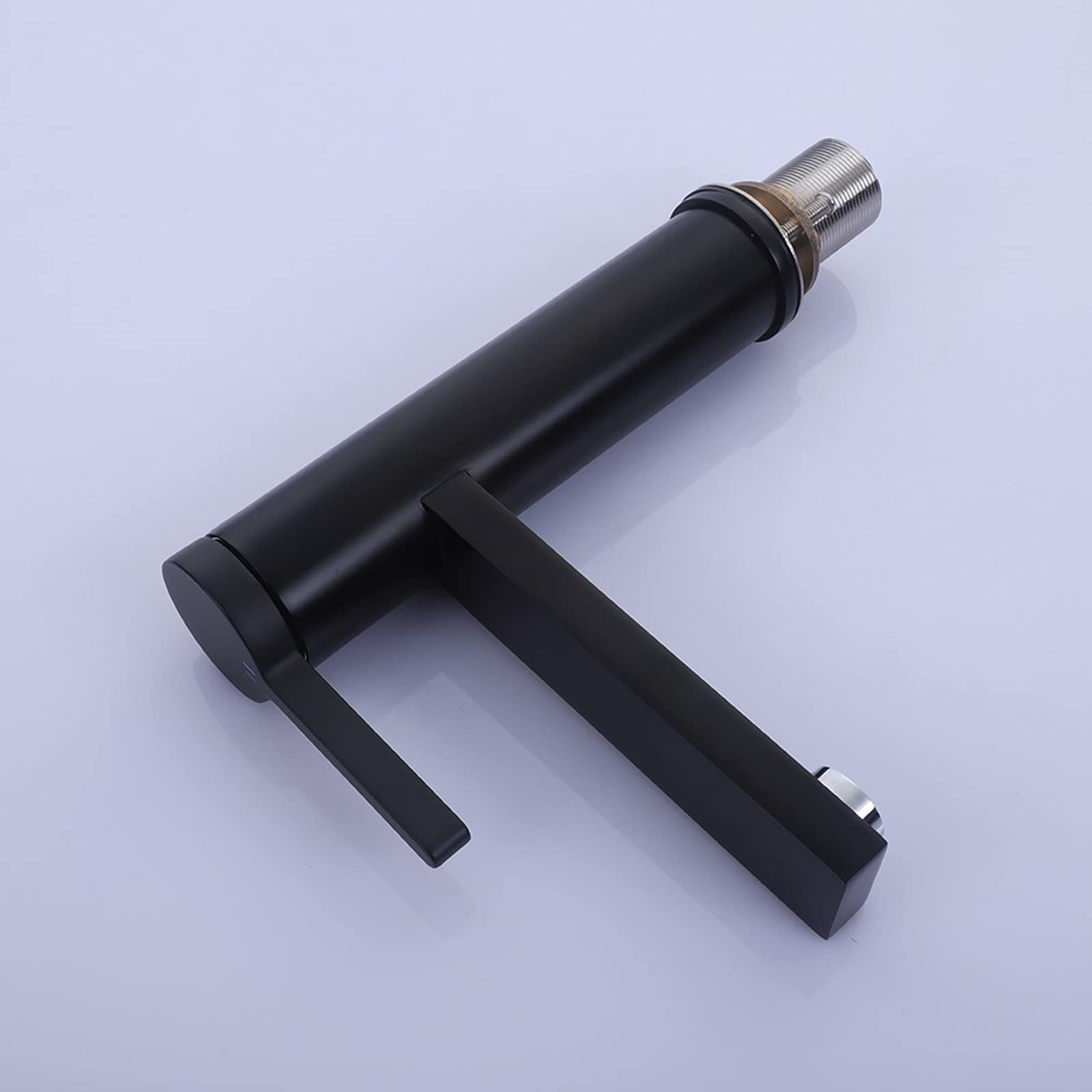 Bateria łazienkowa Mosiężny aerator Bateria umywalkowa do łazienki Pojedynczy uchwyt Pojedynczy otwór Bateria umywalkowa Bateria umywalkowa z ciepłą i zimną wodą Bateria zlewozmywakowa z wężem