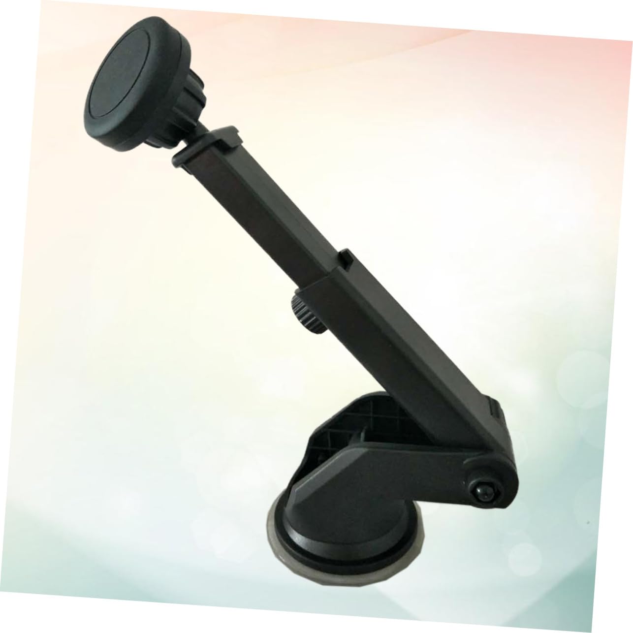 Mikikit 2pezzi Supporto Per Smartphone Da Auto Con Ventosa Magnetica Estensibile e Rotazione Compatibile Con Dashboard e Parabrezza Nero
