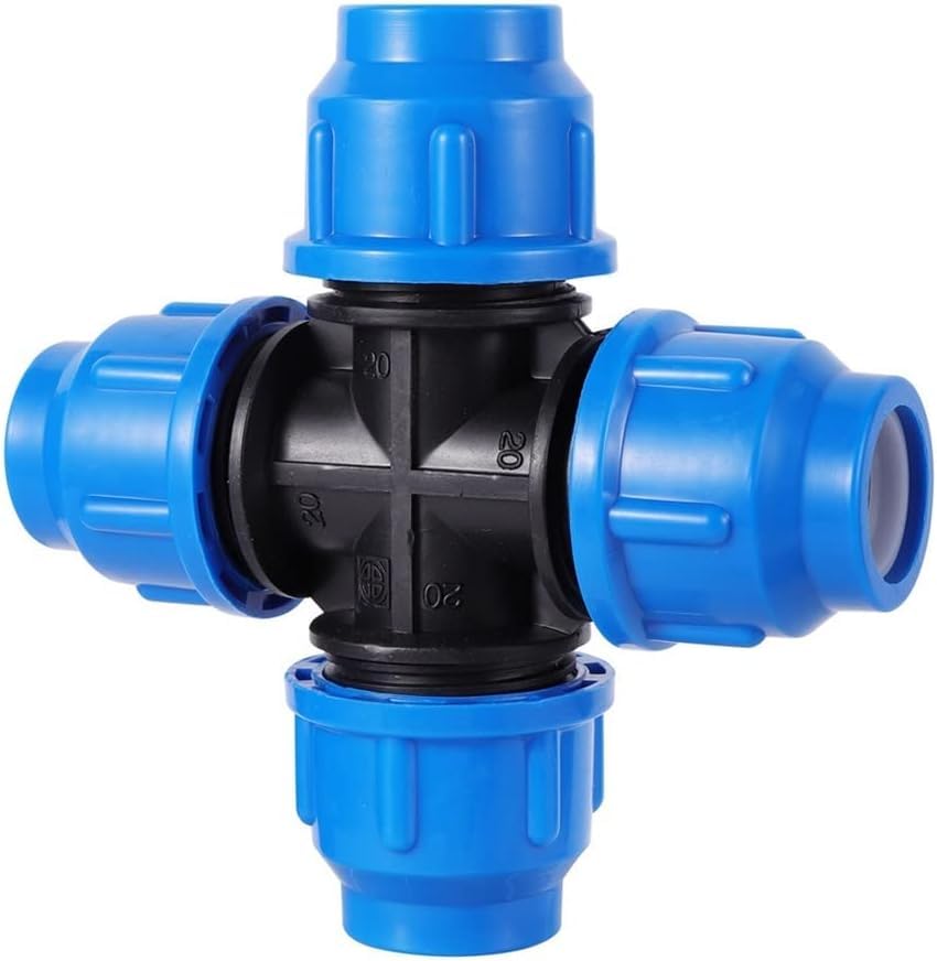 MIKI-Z 38 ID Tubo Flessibile a Forma di Y a 3 Vie con valvola a Sfera Adatta per gasolio e Acqua
