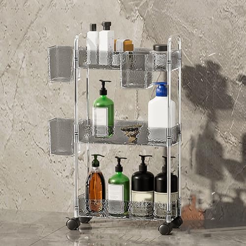 PYROSUN 3-Tier Acryl Badrollwagen