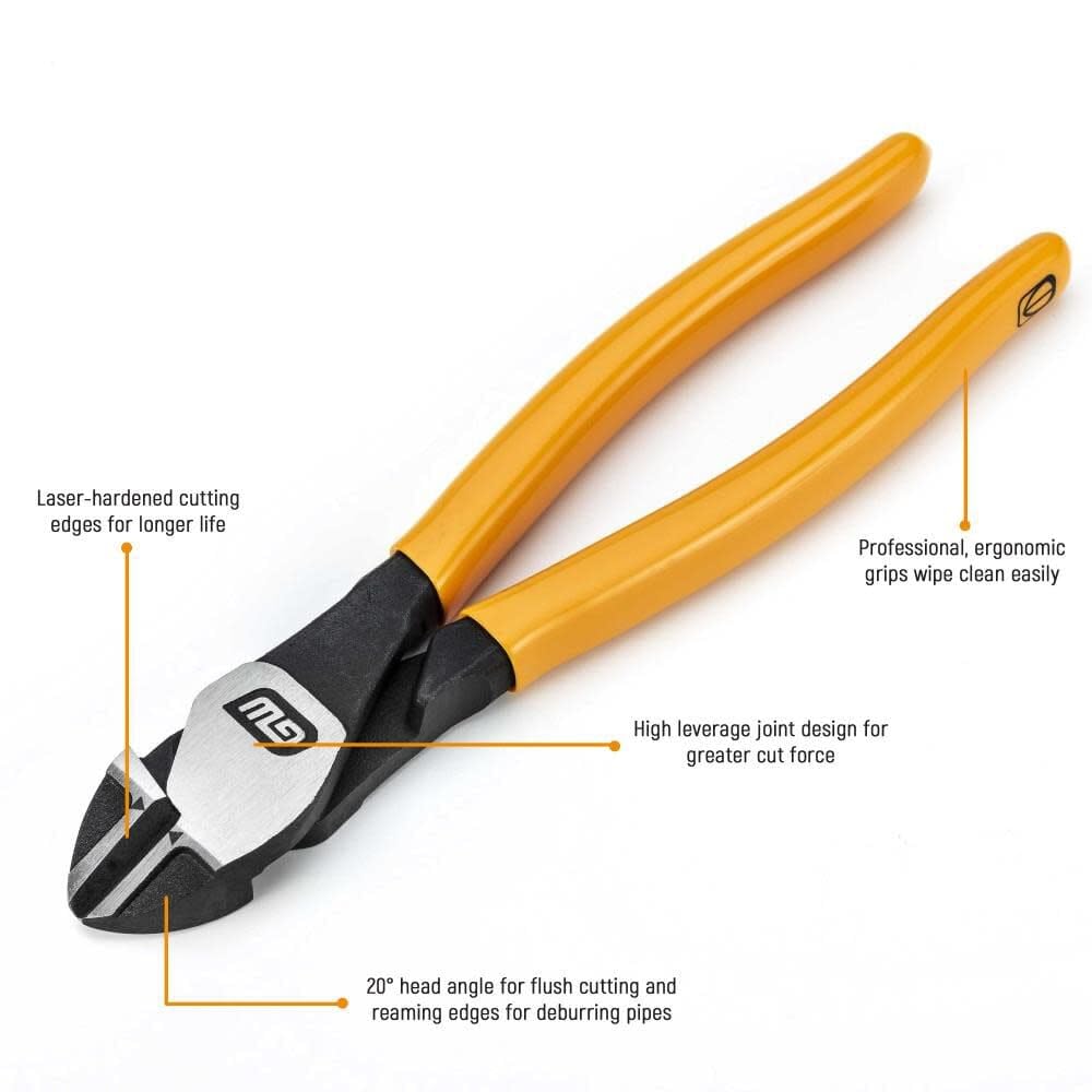 Gearwrench - Alicates de Corte Diagonal Tenazas Cortacables de 7'' Mango Sumergido (82183-06)