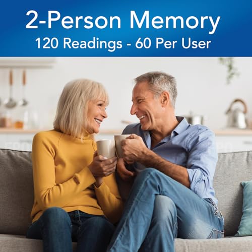 Image of Amazon Basic Care Blood Pressure Monitor, Wide Range Arm Cuff, Intelligent Inflation Technology, Home Monitoring, Hypertension Indicator, Irregular Heartbeat Detection, Large (Previously Healthwise)
