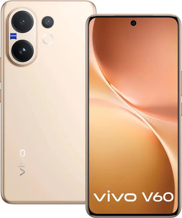 Image of Vivo V60 5G (Auspicious Gold, 12GB RAM, 256GB Storage)