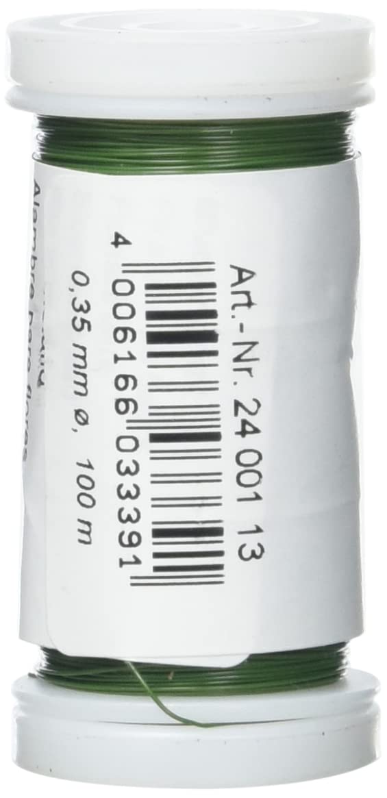 Rayher Flower Wire 0.35 mm Spool 100 m Dark Green