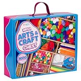 Artworx Kids Craft Set - Giant Craft Kit with 3000+ Pieces for Kids Age 5-12 - Craft Box for Girls & Boys - Includes Ideas Guide Booklet