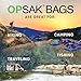 LOKSAK - OPSAK Odorproof Dry Bags for Backpacking, Hiking and Storage- Resealable Reusable and Recyclable Storage Bags (2-Pack, 9 Inch x 10 Inch)