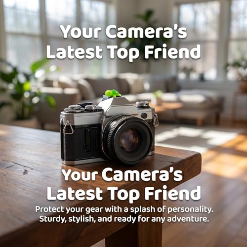 Image of Camera Hot Shoe Cover, Cute Hot Shoe Cap, Hot Shoe Protector Compatible with Sony Fujifilm Fuji Canon Nikon Pentax Leical Panasonic (2pcs Tortoise)